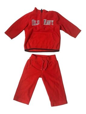 Old Navy fleece 2 piece set in 18-24 months